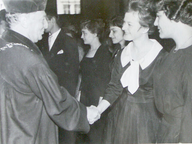 Promoce, 1960, zdroj: archiv pamětnice